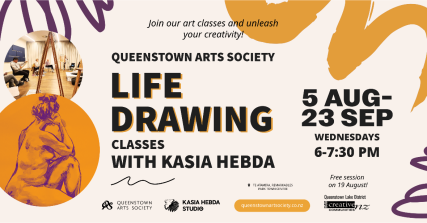 Te Wāhi Toi - QAS Life Drawing Classes with Kasia Hebda - 5 August